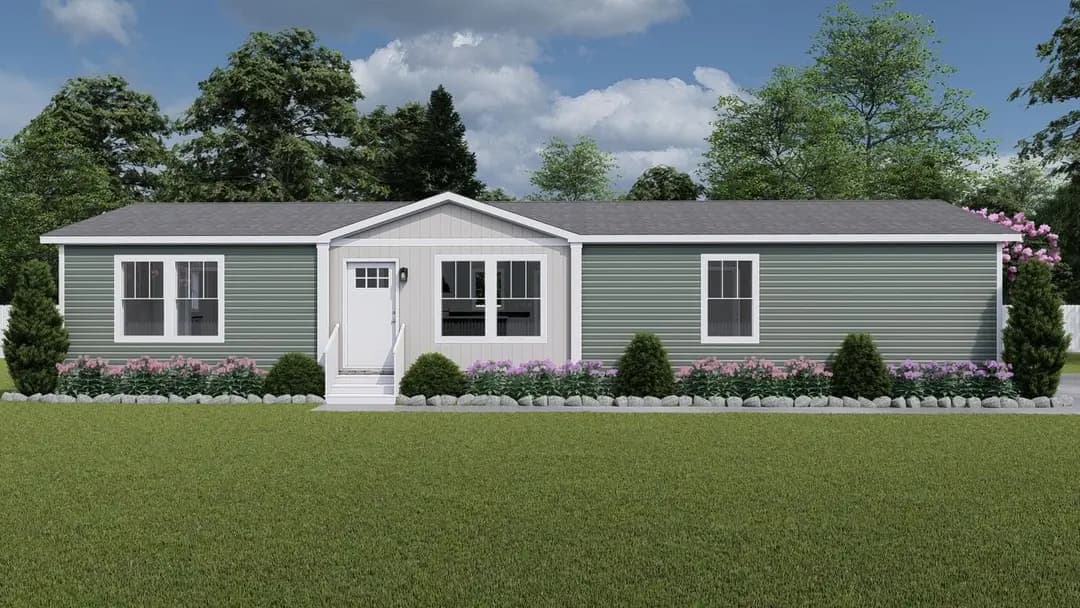 Brown eyed girl elevation and exterior home features