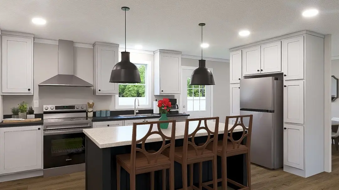 Brown eyed girl kitchen home features