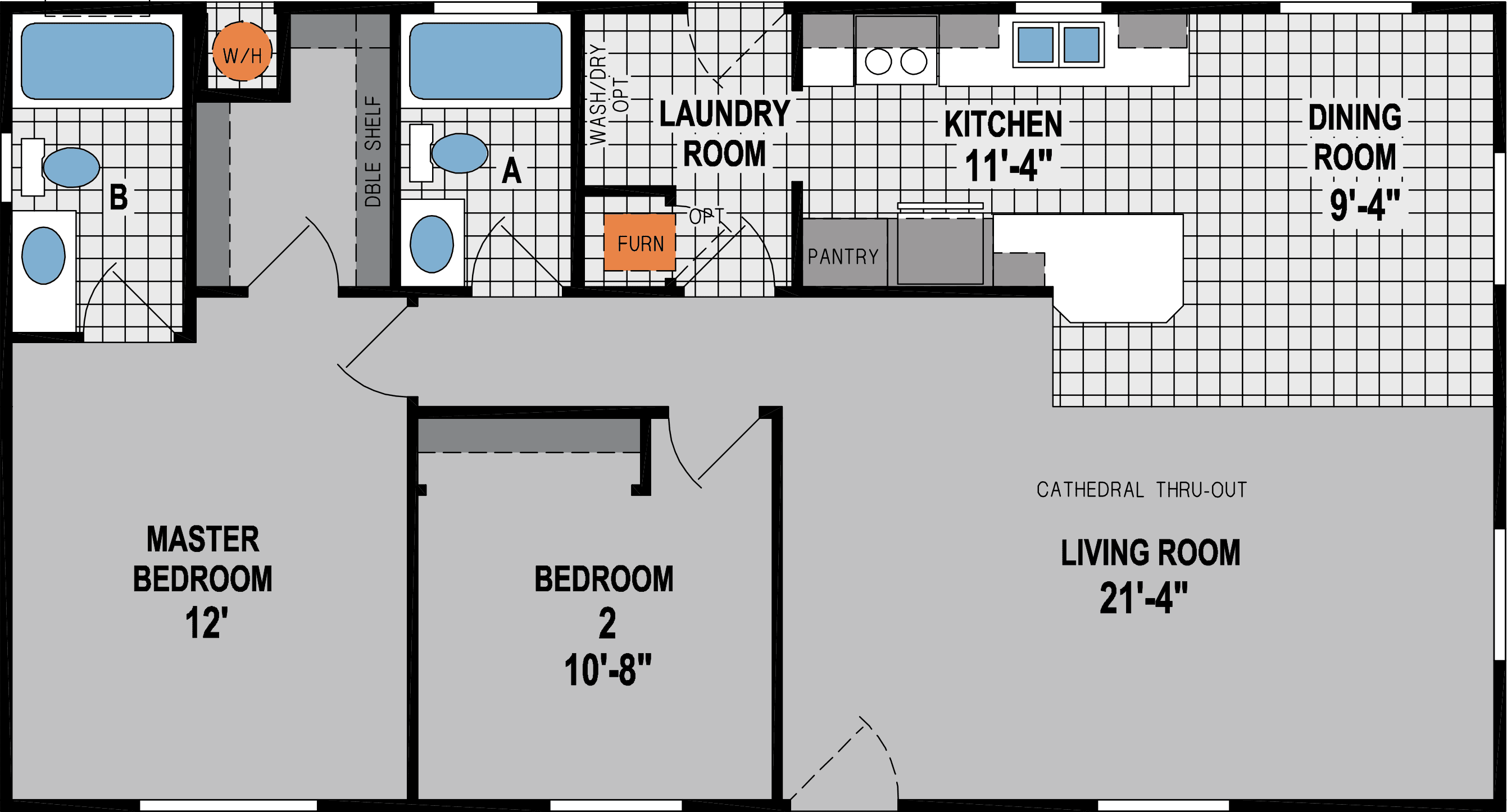 Amber cove k604ct hero and floor plan home features