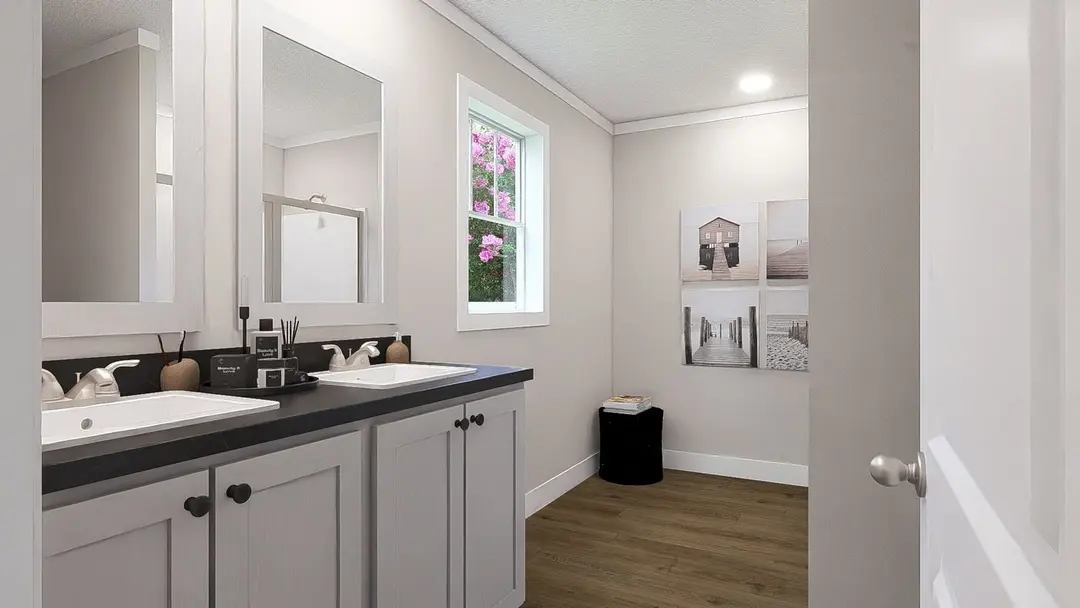 Brown eyed girl bathroom home features