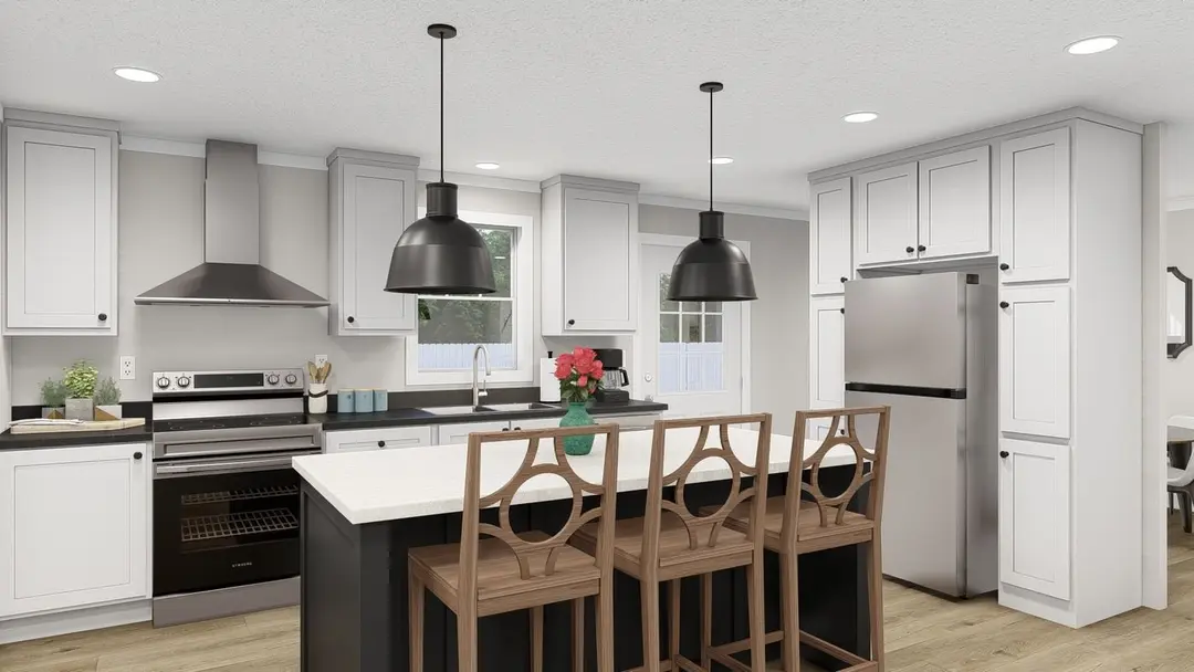 Brown eyed girl kitchen home features