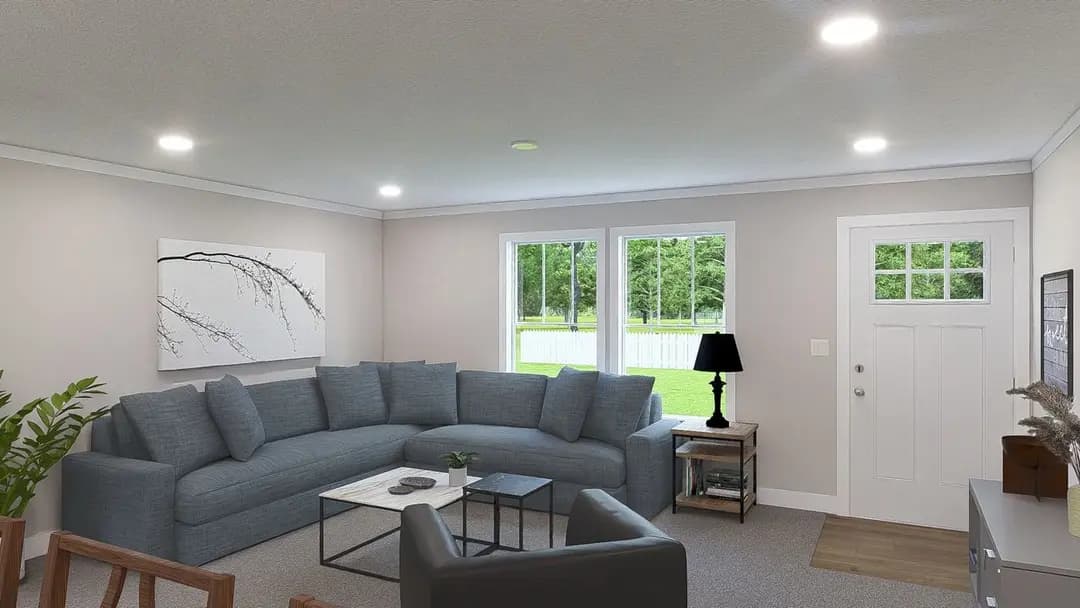 Brown eyed girl interior home features
