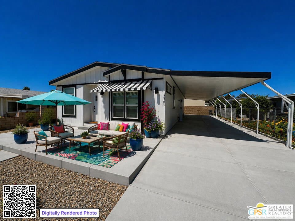 73364 haystack mountain drive, palm desert, ca 92260 hero and exterior home features
