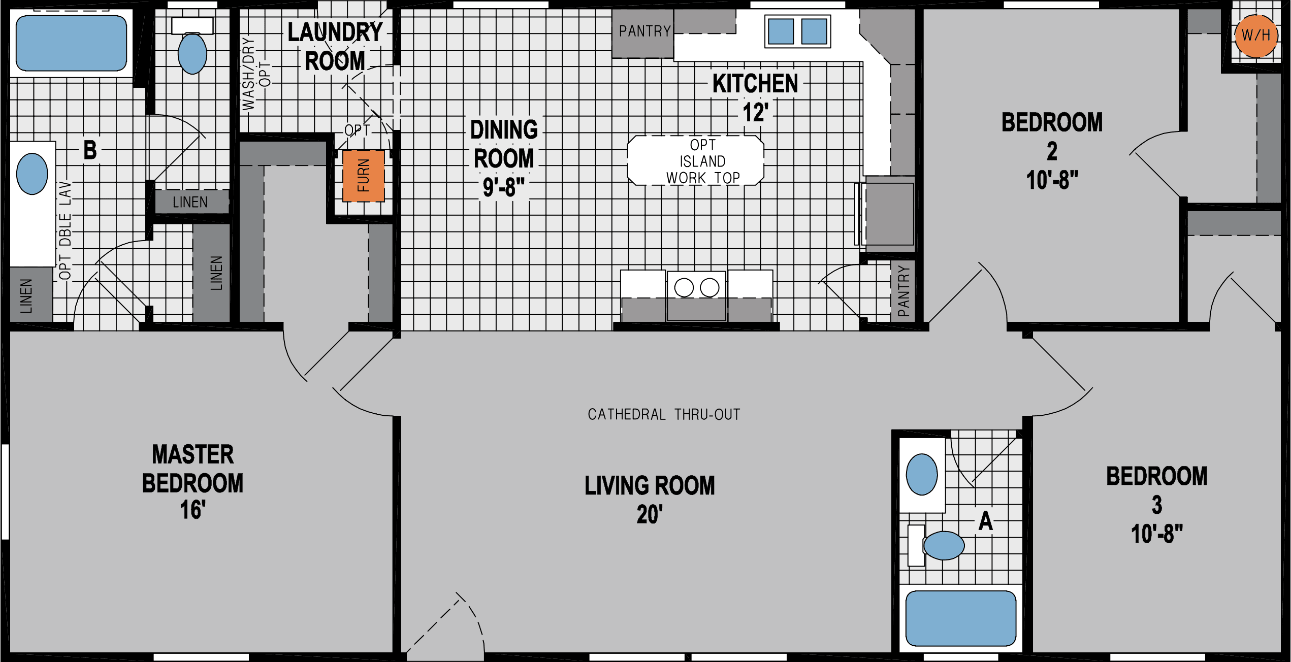 Amber cove k729ct floor plan and hero home features